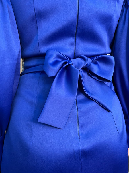 Rochie corset Barbie albastra