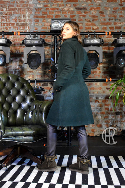 Palton Cristina verde